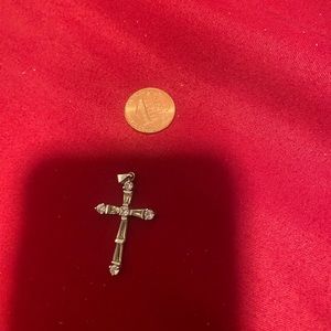 Cubic zirconia and genuine silver pendant